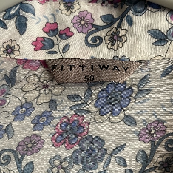 Fittiway Floral Silk blouse - Picture 2 of 15